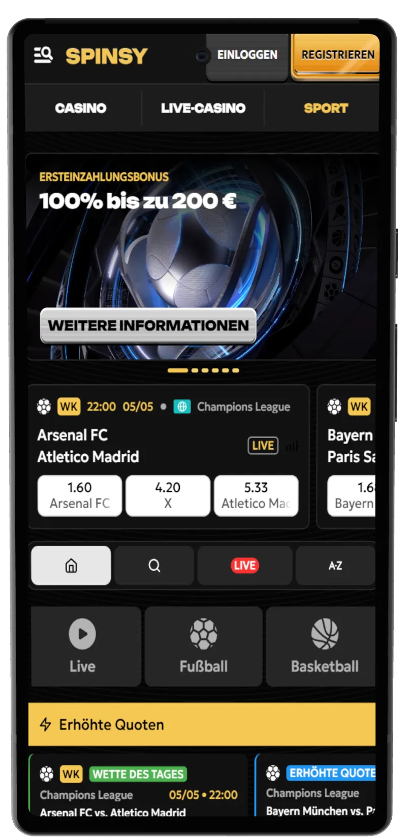 screen sport